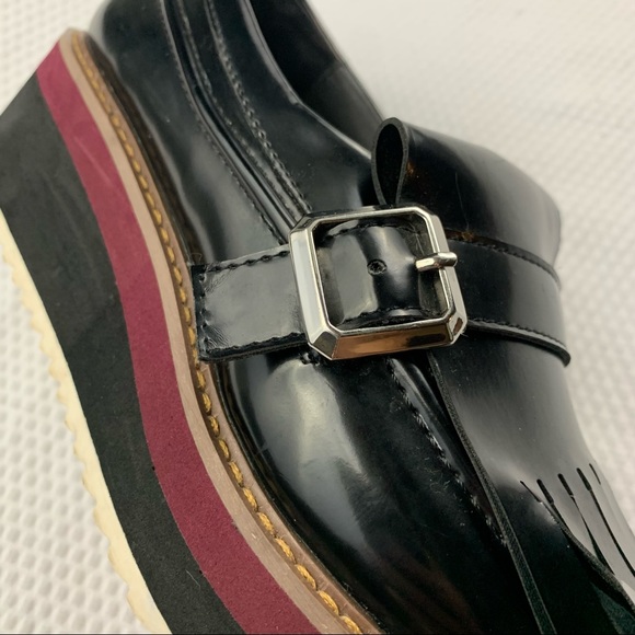 ZARA platform loafer with fringe - Picture 9 of 14